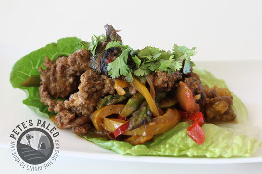 African Beef Lettuce Wraps