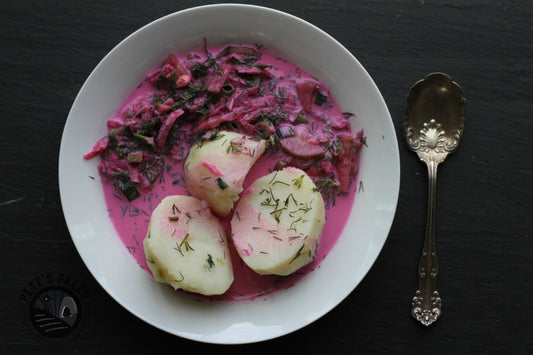 Borscht (cold beet soup)