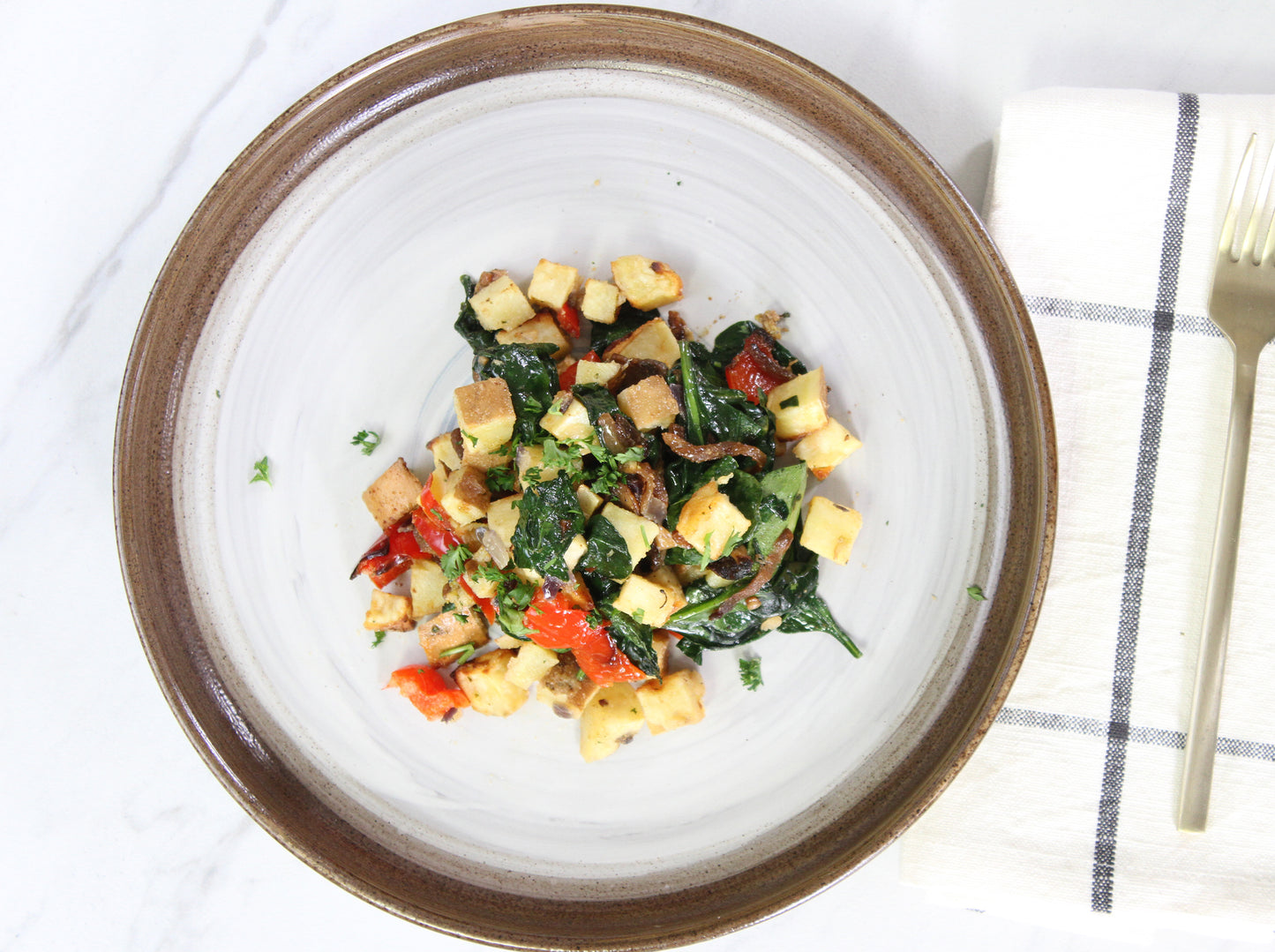 Tex-Mex Sweet Potato Hash