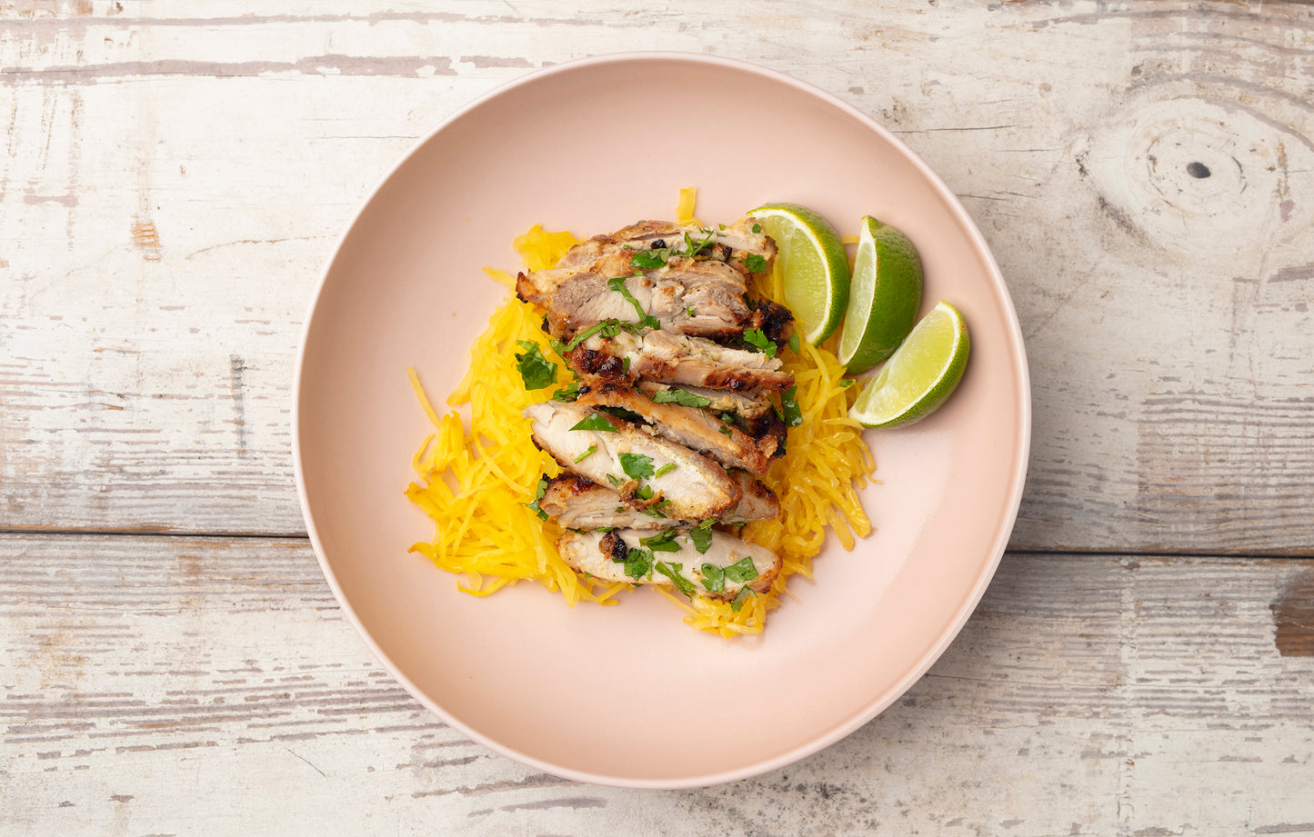 Coconut and Lime Chicken with Spaghetti Squash