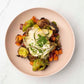 Lemon and Herb Turkey Breast with Roasted Brussels and Yams