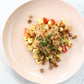 Salsa Verde Chicken with Sweet Potato and Bacon Crumble