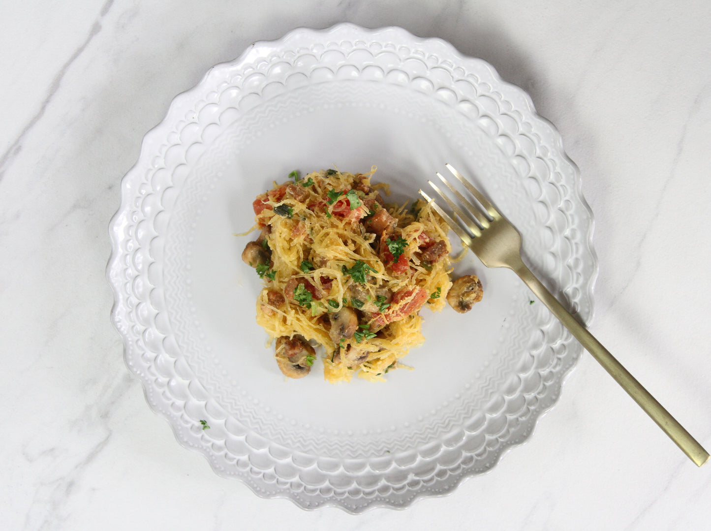 Spaghetti Squash Breakfast Casserole