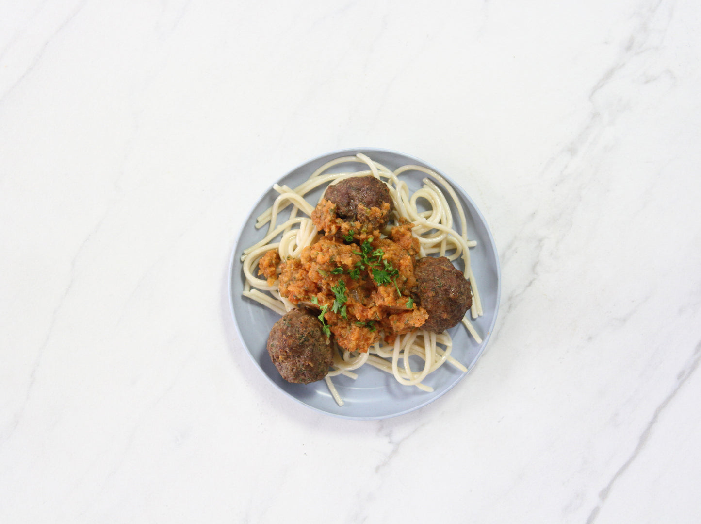 KIDS LUNCH: Spaghetti and Meatballs with Broccoli