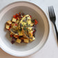 Tomato Basil Bake with Yukon Hash