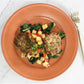 Jerk Chicken Sausage with Sweet Potato Hash and Kale