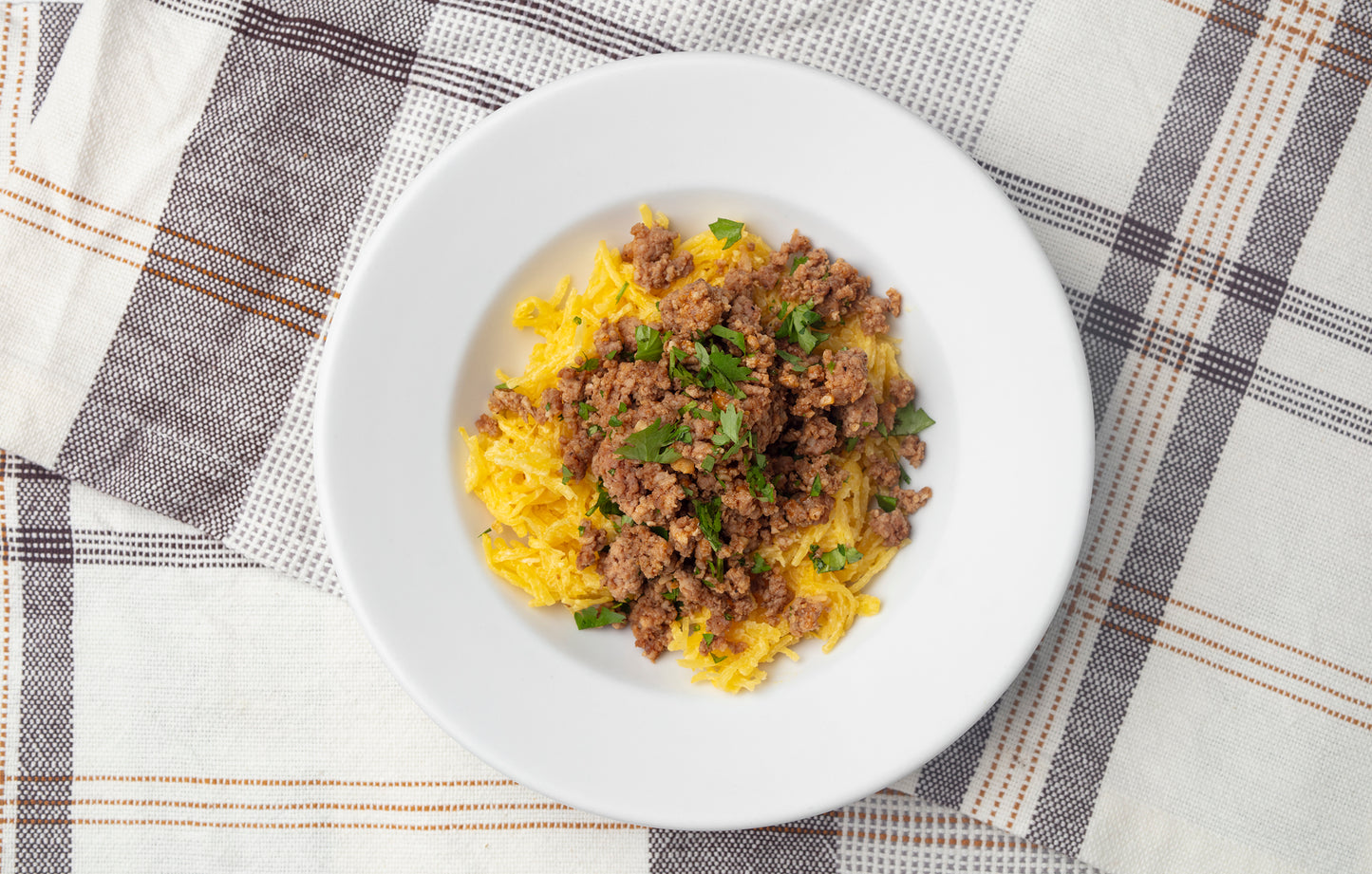 Chorizo Spaghetti Squash Carbonara