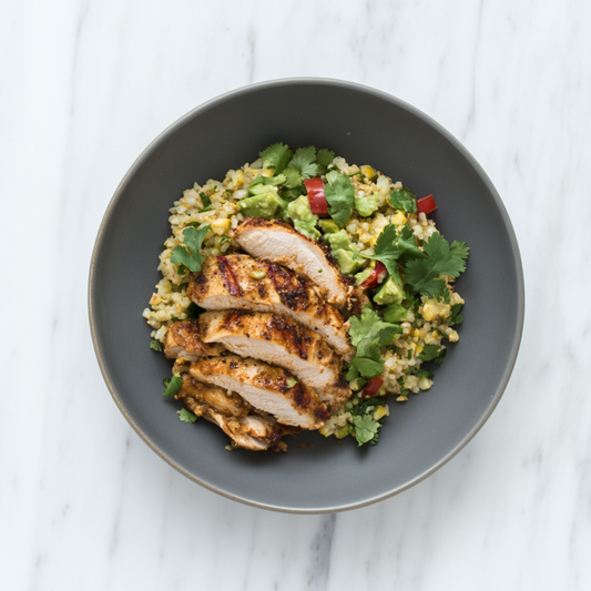Chicken Fajitas with Mexican Cauliflower Rice - Pete's Real Food