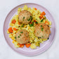 KIDS LUNCH: Chicken Meatballs with Fried Rice