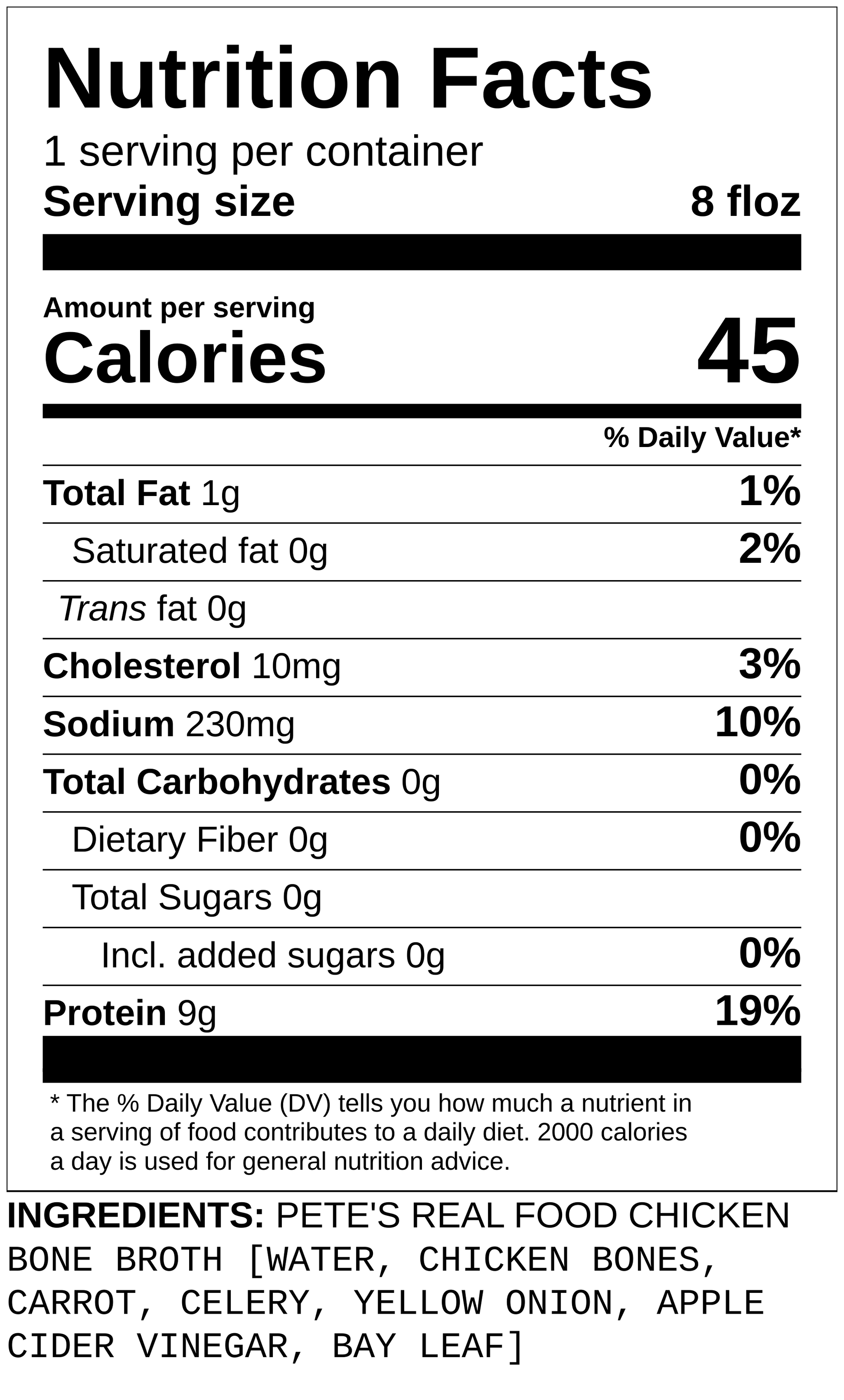 Pete's Broth - Pete's Real Food