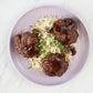 KIDS LUNCH: “Loco Moco” Teriyaki Patties with Brown Rice