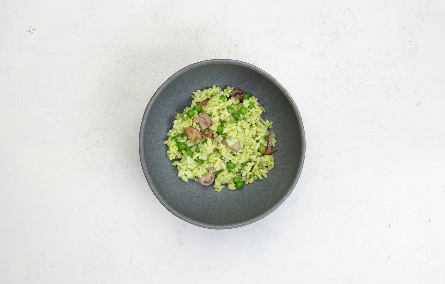 Green Pea and Dill Risotto with Toasted Almonds