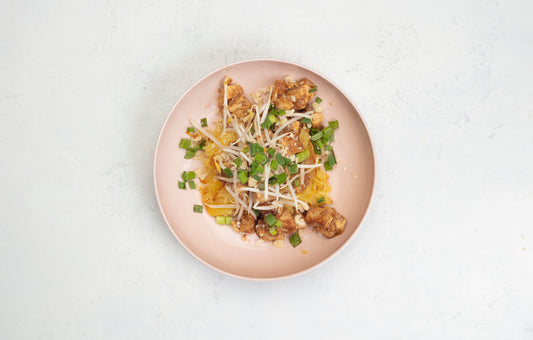 Spaghetti Squash Tofu Pad Thai