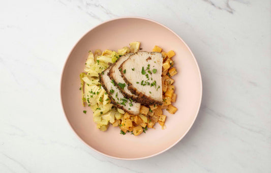 Thyme Roasted Turkey with Artichoke and Fennel Barigoule and Roasted Rutabaga